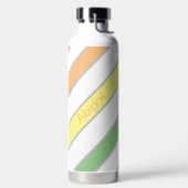 Einfache Diagonalstreifen Trinkflasche (links)