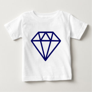 Einfache Diamant Baby T-shirt