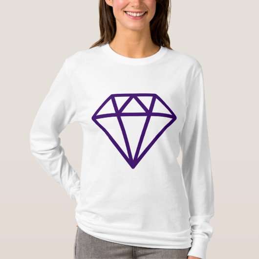 Einfache Diamant T-Shirt (Vorderseite)