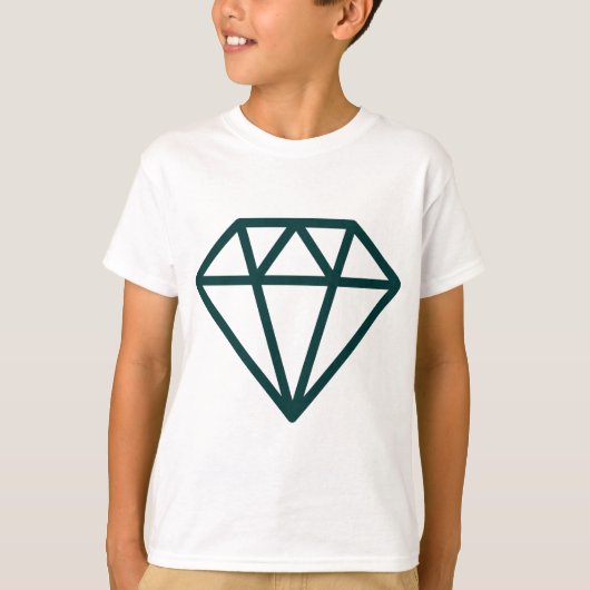 Einfache Diamant T-Shirt (Vorderseite)