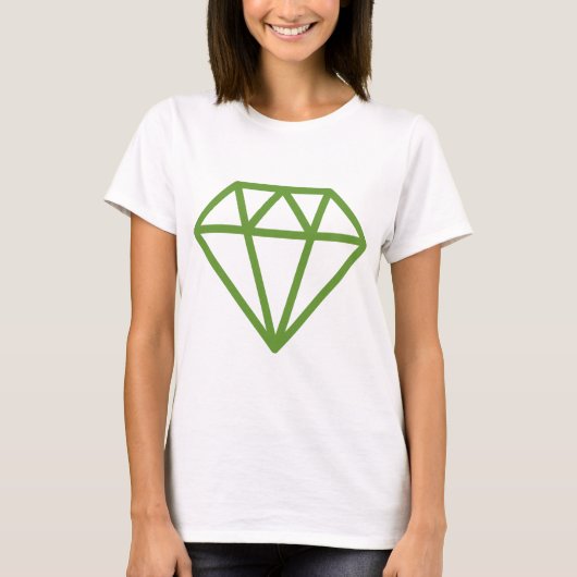 Einfache Diamant T-Shirt (Vorderseite)