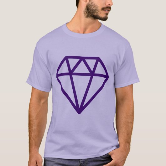 Einfache Diamant T-Shirt (Vorderseite)