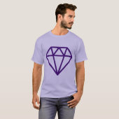 Einfache Diamant T-Shirt (Vorne ganz)