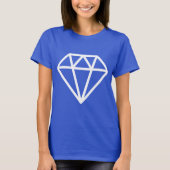 Einfache Diamant T-Shirt (Vorderseite)