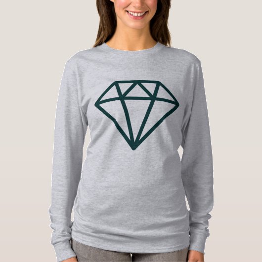 Einfache Diamant T-Shirt (Vorderseite)