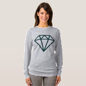 Einfache Diamant T-Shirt (Vorne ganz)