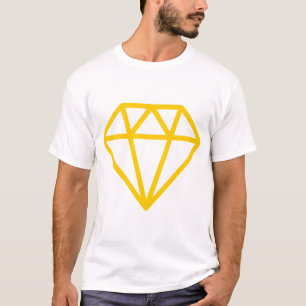 Einfache Diamant T-Shirt