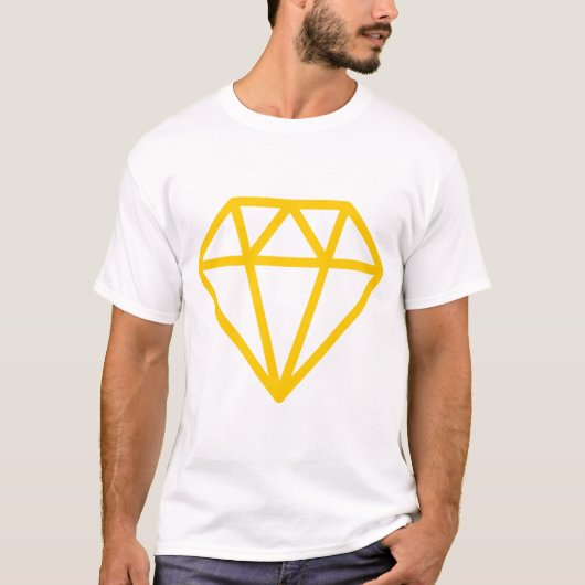 Einfache Diamant T-Shirt (Vorderseite)