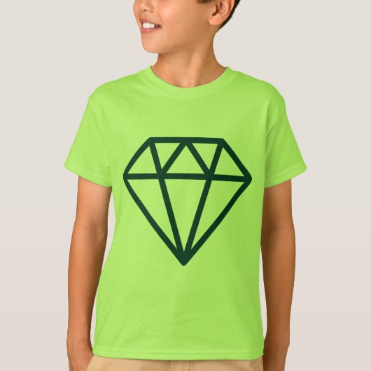 Einfache Diamant T-Shirt (Vorderseite)