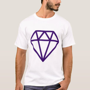 Einfache Diamant T-Shirt