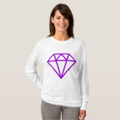 Einfache Diamant T-Shirt (Vorne ganz)
