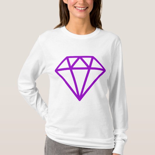 Einfache Diamant T-Shirt (Vorderseite)