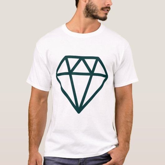 Einfache Diamant T-Shirt (Vorderseite)