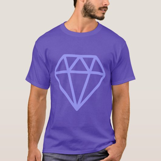 Einfache Diamant T-Shirt (Vorderseite)