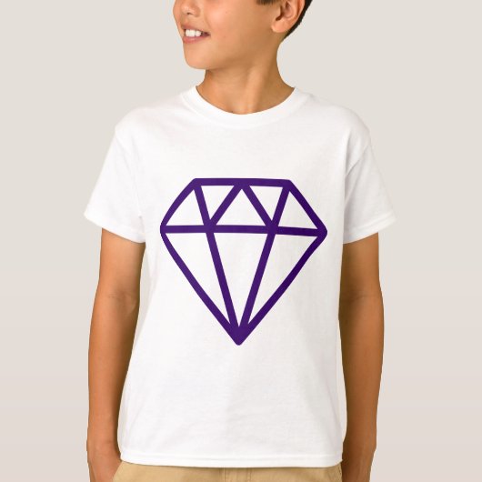 Einfache Diamant T-Shirt (Vorderseite)
