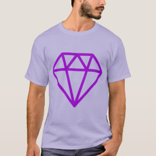Einfache Diamant T-Shirt