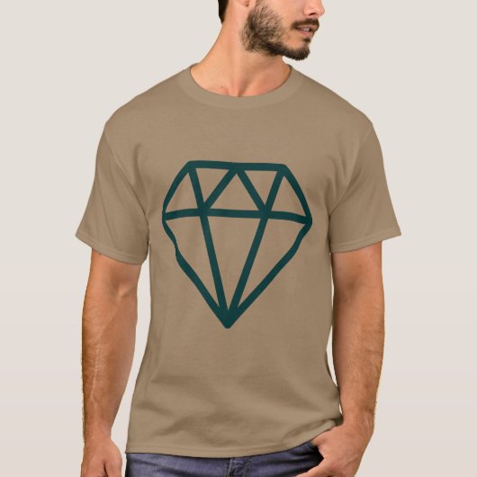 Einfache Diamant T-Shirt (Vorderseite)