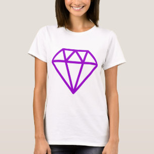 Einfache Diamant T-Shirt