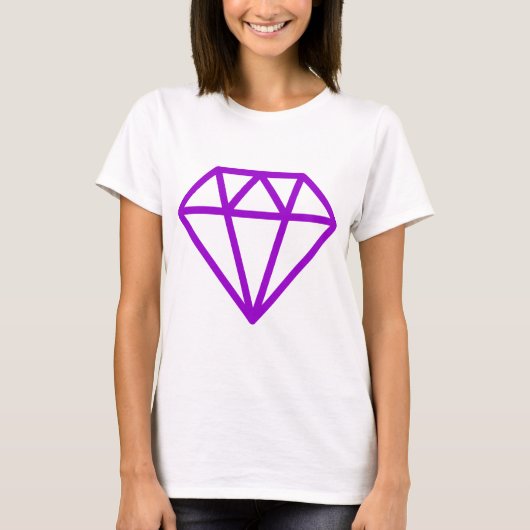 Einfache Diamant T-Shirt (Vorderseite)