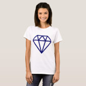 Einfache Diamant T-Shirt (Vorne ganz)