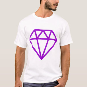 Einfache Diamant T-Shirt