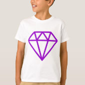 Einfache Diamant T-Shirt (Vorderseite)