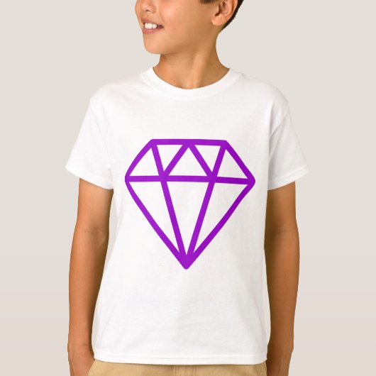 Einfache Diamant T-Shirt (Vorderseite)
