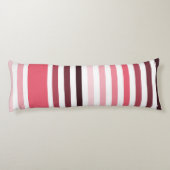 Einfache dickige Streifen mit Namen in Calypso Cor Seitenschläferkissen (Rückseite)