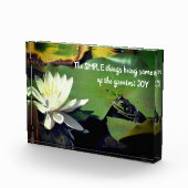 Einfache Dinge Frog inspirierendes Zitat Fotoblock (Rechts)