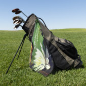 Einfache Dinge Frog inspirierendes Zitat Golfhandtuch (Gras)