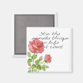 Einfache Dinge Magnet (Vorderseite/Rückseite)