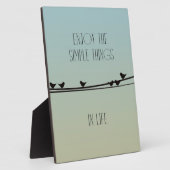 Einfache Dinge Vögel Fotoplatte (Seite)