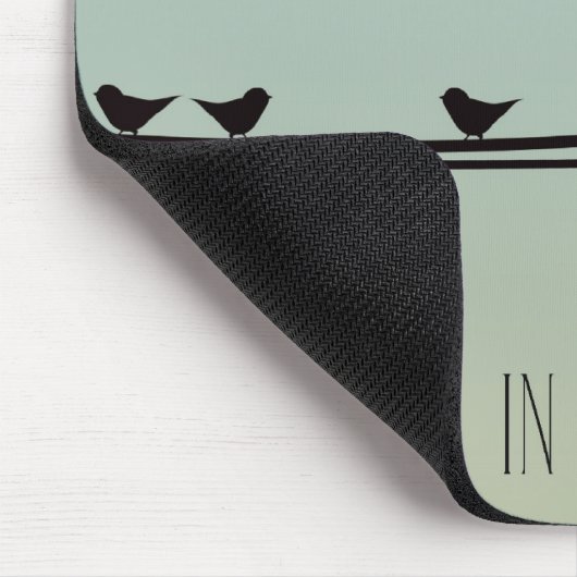 Einfache Dinge Vögel Mousepad (Ecke)