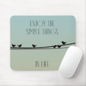 Einfache Dinge Vögel Mousepad (Mit Mouse)