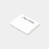 Einfache Dinge zum Erinnern Post-it Klebezettel (angewinkelt)