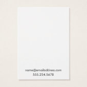 Einfache Display-Cards für den kleinen weißen Ohrr (Rückseite)