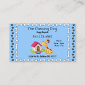 Einfache Doggy Daycare Business Cards Visitenkarte (Vorderseite)