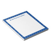 Einfache Dot Pattern Grundschullehrer Notizblock (angewinkelt)