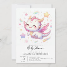 Einfache Dragon Baby-Dusche