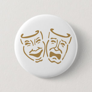 Einfache Drama-Masken Button