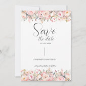 Einfache Dreamskriptrahmen Save the Date Einladung (Vorderseite)