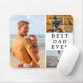 Einfache Drei-Foto-Beste Vater je Mousepad (Mit Mouse)