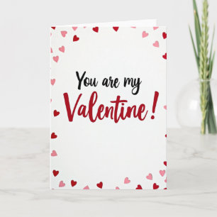 Einfache Du Bist Mein Valentinstag-Karte Karte