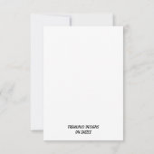 Einfache Duckling Duckling Babydusche Einladung (Rückseite)