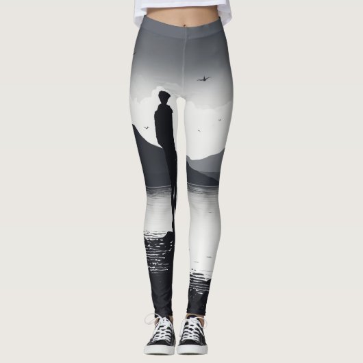 einfache d'une Person Leggings (Vorderseite)