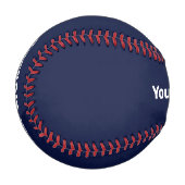 Einfache dunkelblaue Vorlage für den Text Ihrer Na Baseball (Vorderseite Links)