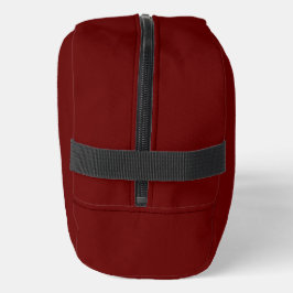 Einfache dunkelrote Behörde® Waschbeutel