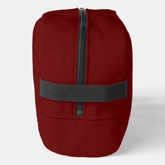 Einfache dunkelrote Behörde® Waschbeutel (Links)