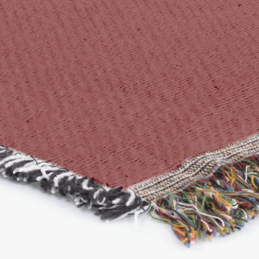 Einfache dunkelrote Farbe für Baumwolle Decke (Ecke)