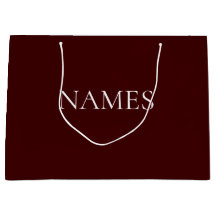 Einfache dunkelrote und weiße benutzerdefinierte S